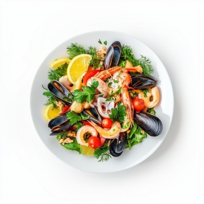 Фирменное блюдо Морской гриль прованс - купить в Коптюге
